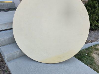 Mity-Lite Lightweight Round Table Top - 60 Inch Diameter, Durable Beige