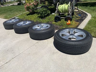 235/60R18 Mercedes Tires with Rims - Set of 4, Used