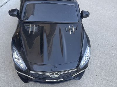 Used Kids Mercedes Benz AMG Black Electric Ride-On Car
