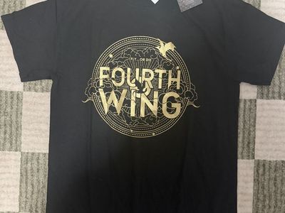 Fourth Wing The Empyrean Collection Graphic T-Shirt Black Size Small New With Tags