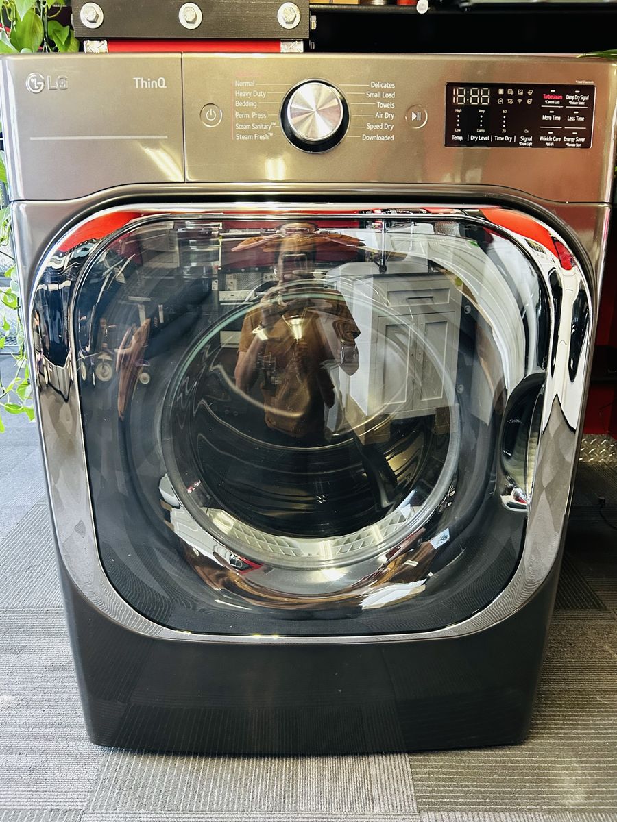 Lg ThinQ Steam Mega Electric Front Load Dryer