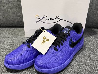 Nike Air Force 1 Low Protro PB Kobe Persian Violet Black Mens 11 IB7062-500