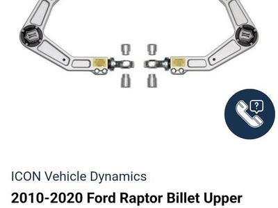FORD RAPTOR ICON CONTROL ARMS