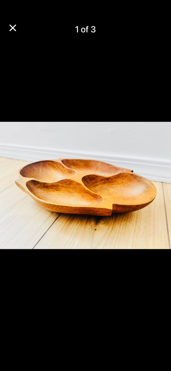 Handmade wooden bowl