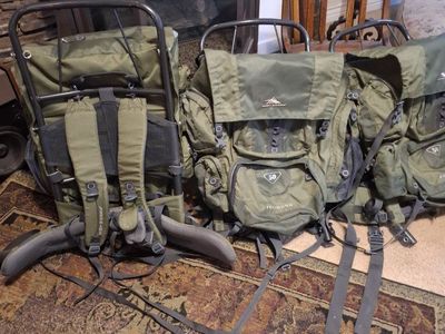High Sierra Foxhound 50 Hydration Compatible Internal Frame Pack - Olive Green $30 each