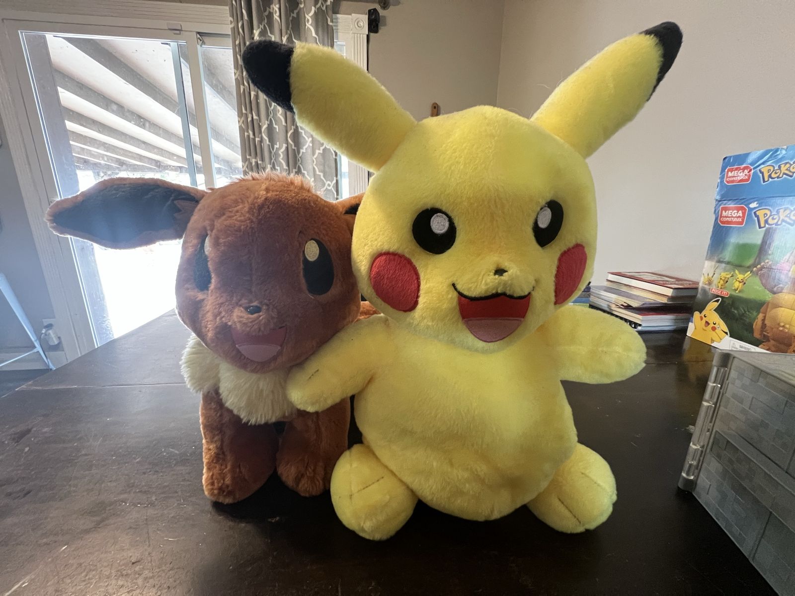 Pikachu and Eevee Pokémon Build-A-Bears