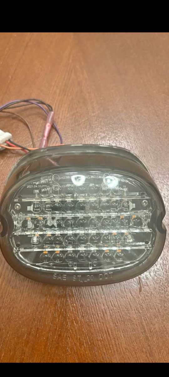 Harley Davidson led taillight smoked lense
