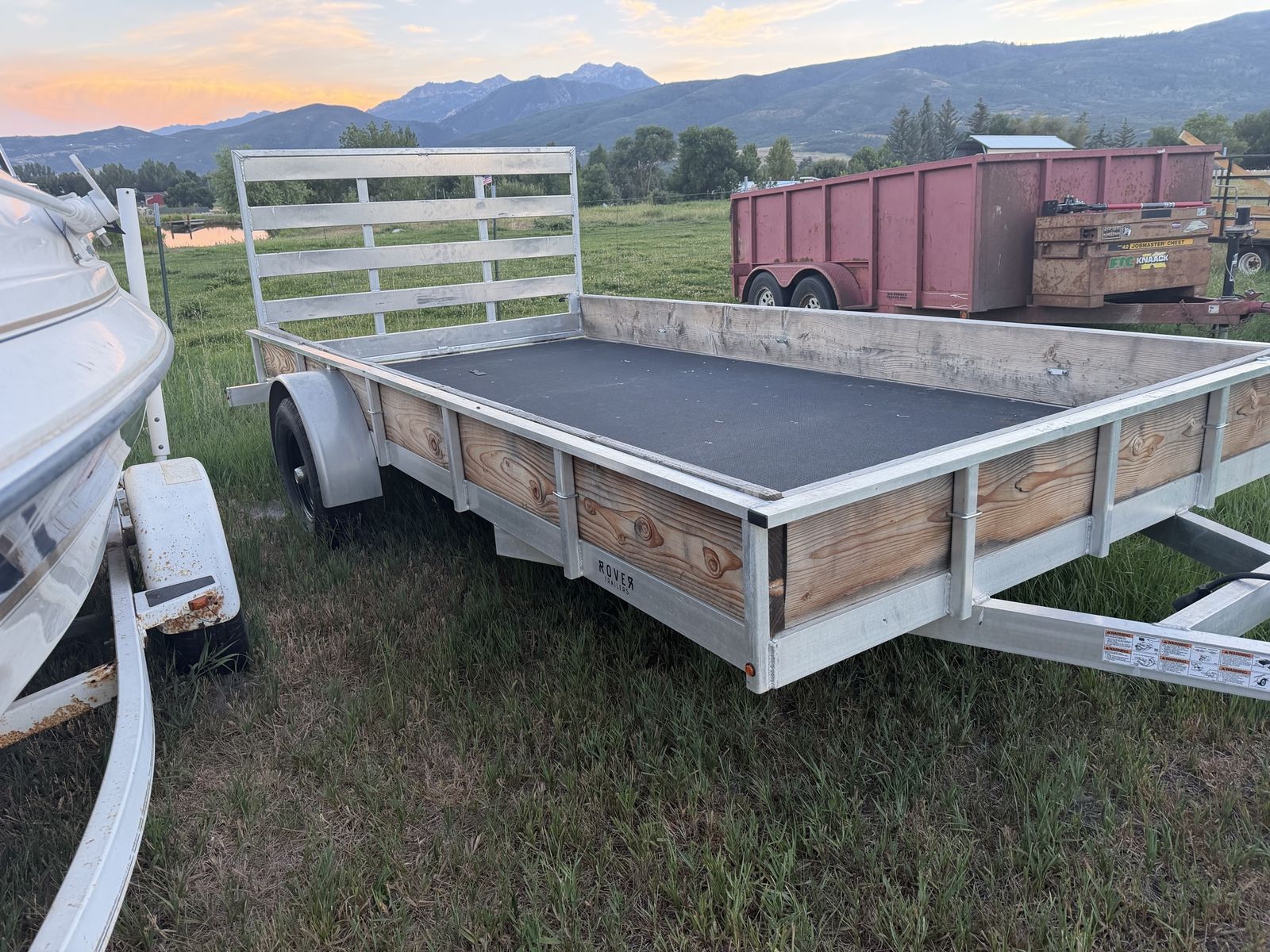 Rover 14 Foot Aluminum Utility Trailer 