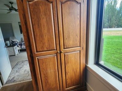 Solid oak armoire