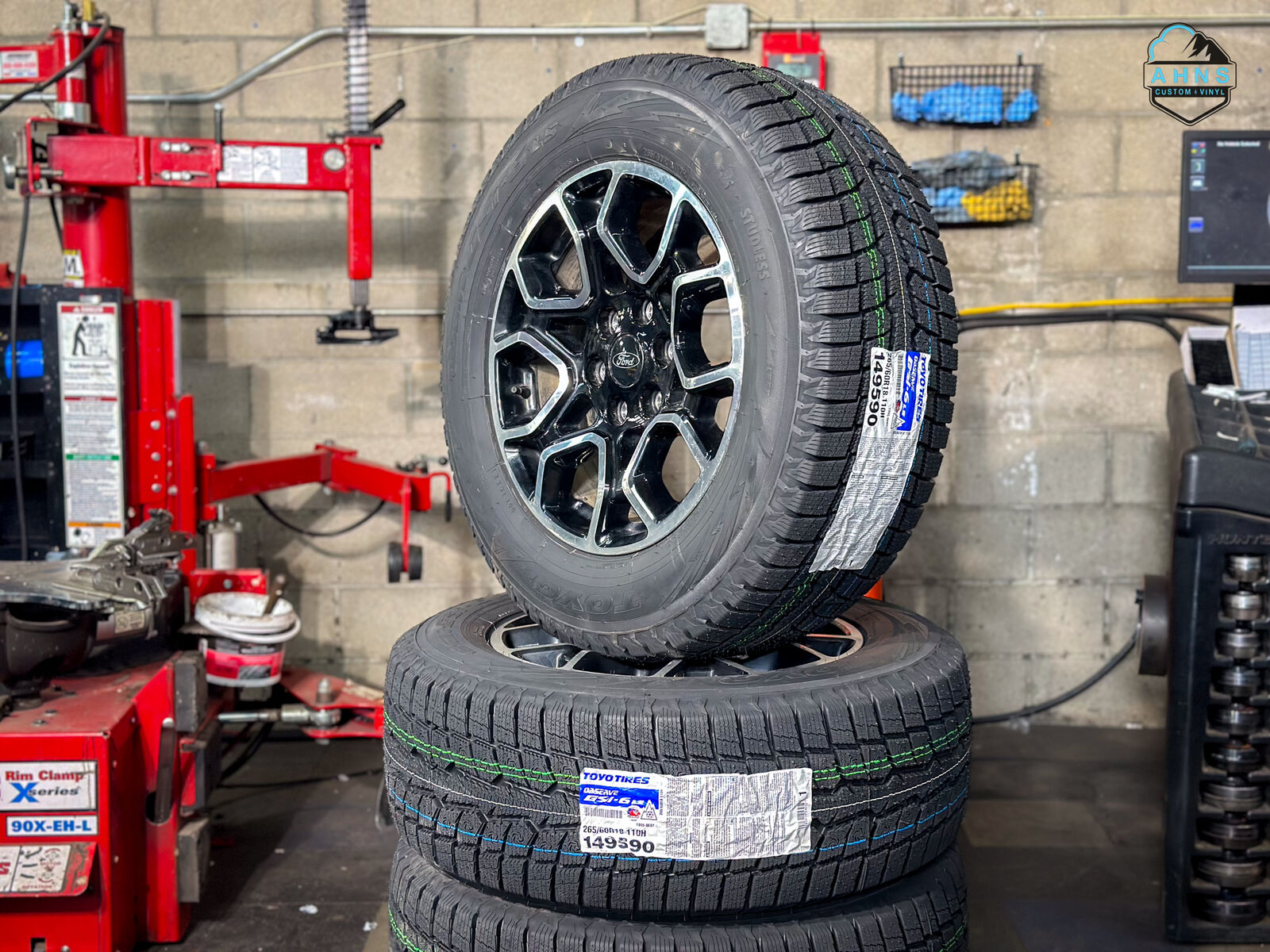 Winter | Ford 18" Package | 265 60 18 Toyo | Snow Tires | Rims | F-150 | 265/60r18
