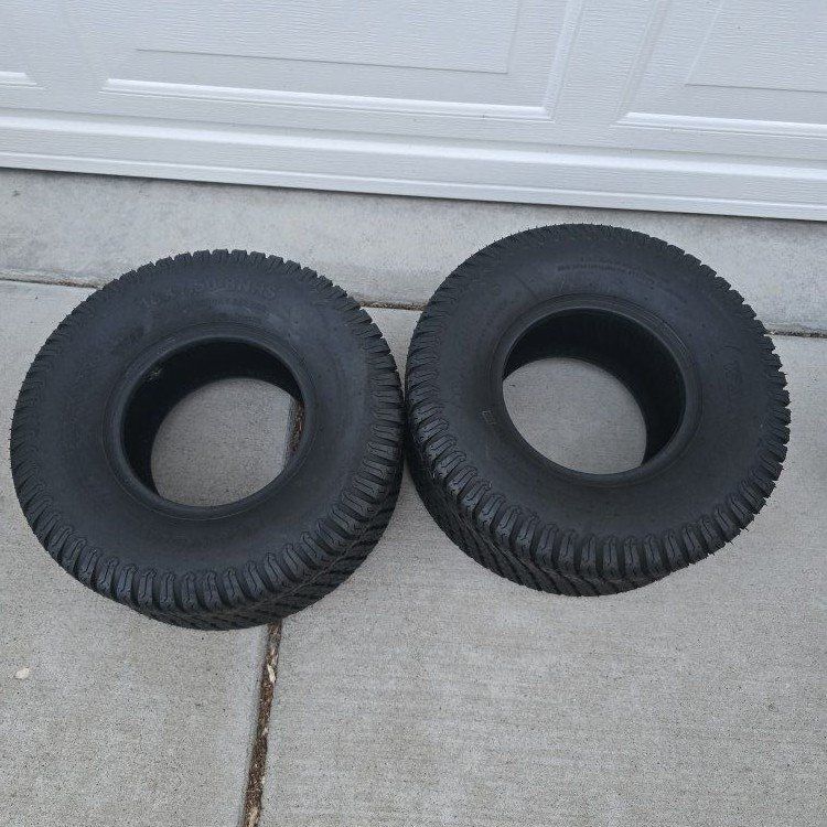 NEW LAWN MOWER TIRES SET OF 2 18x7.50-8 NHS
