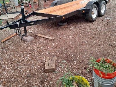 Utility Trailer, Tandem Axle, Flatbed