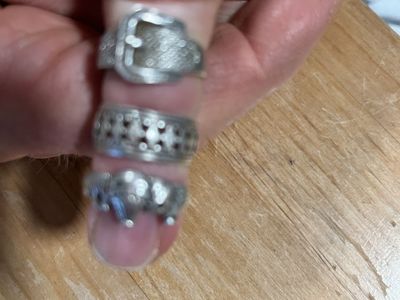 Sterling silver rings