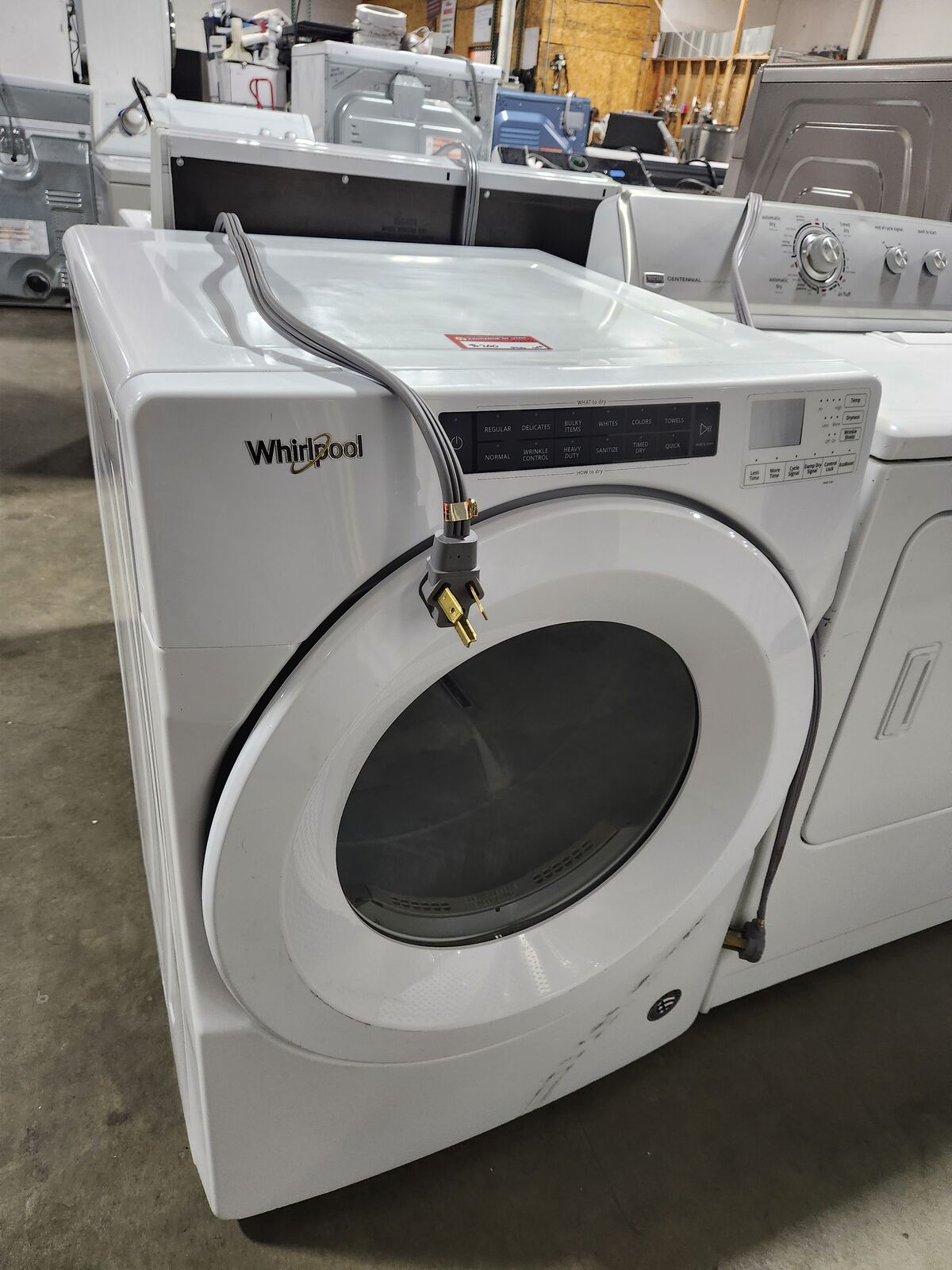 NICE WHIRLPOOL FRONTLOAD ELECTRIC DRYER! W-WARRANTY