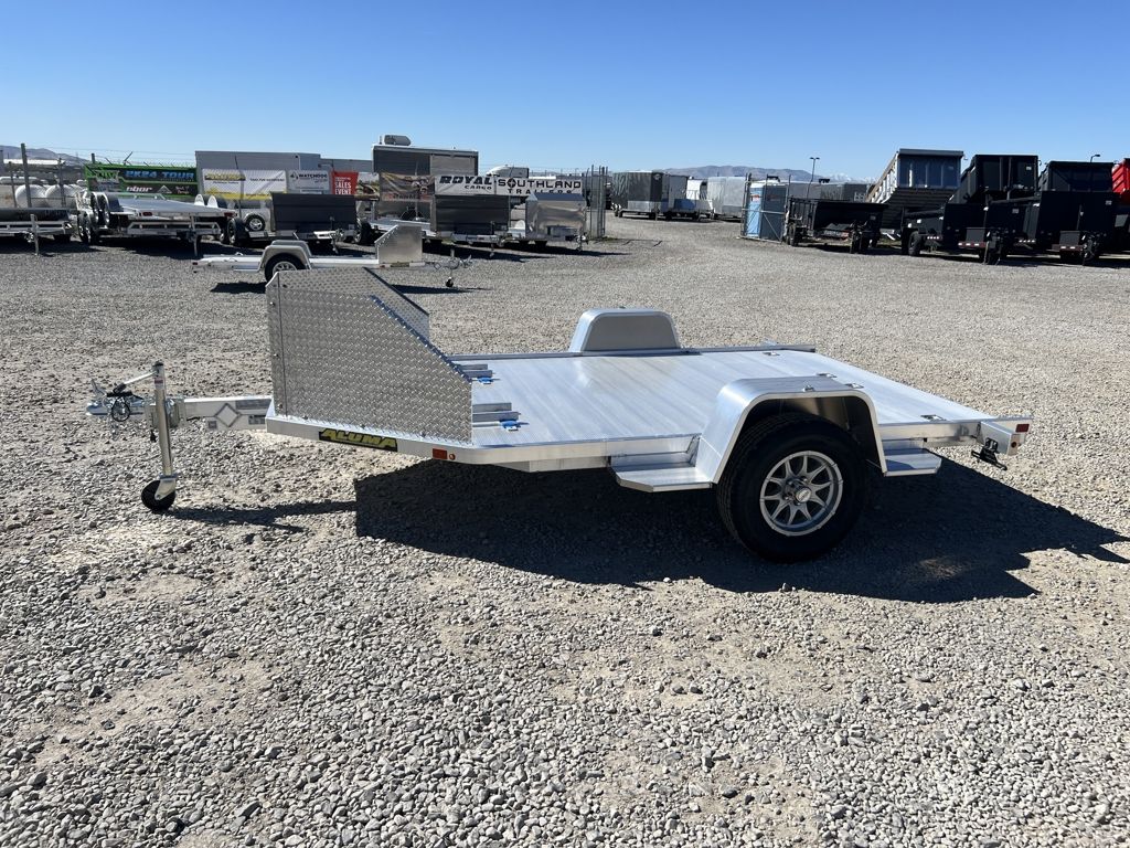 2026 Aluma 6.5x11 MC210 Aluminum Motorcycle Traile