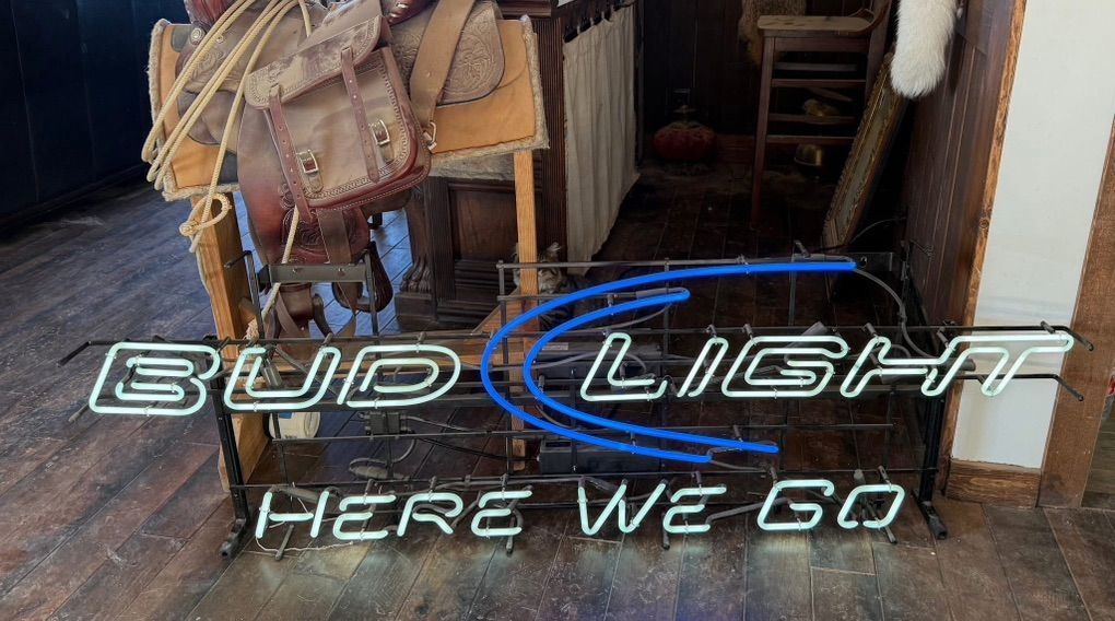 Vintage Bud Light Neon Sign Huge Works!