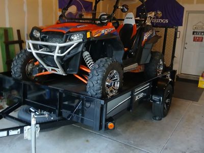 2013 Polaris RZR XP 900 packaged W/trailer
