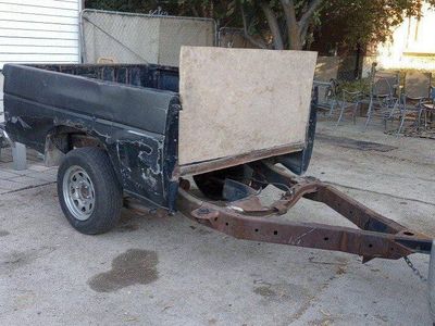 Truck bed trailer