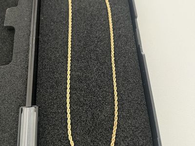 ROPE CHAIN 14KT SOLID GOLD