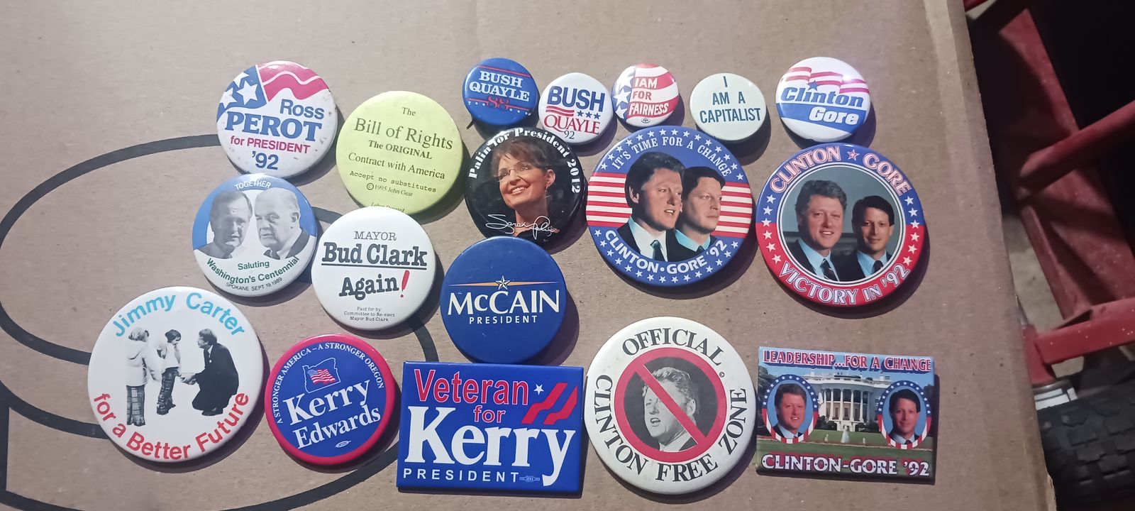 Political buttons