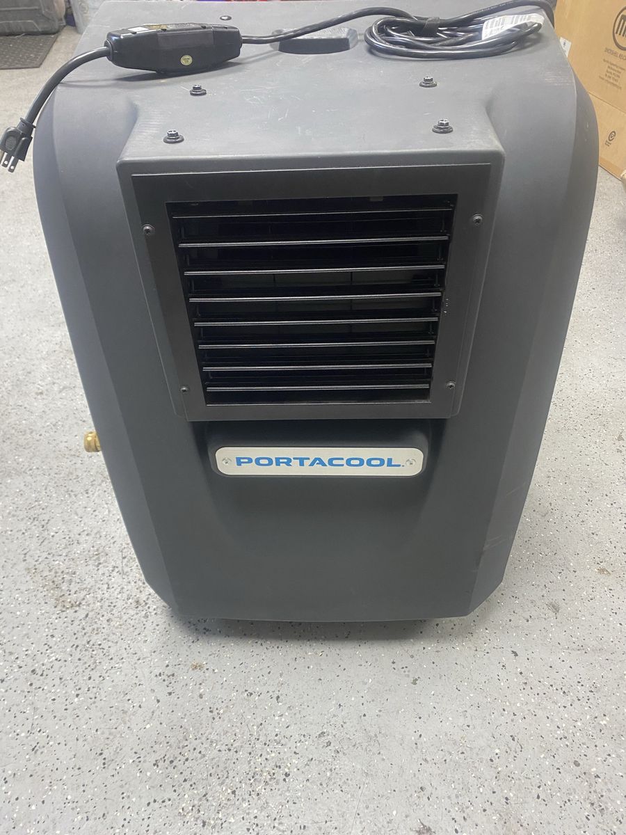 Portacool cyclone 120Portable Evaporative Cooler (Swamp Cooler) with Casters - Grey