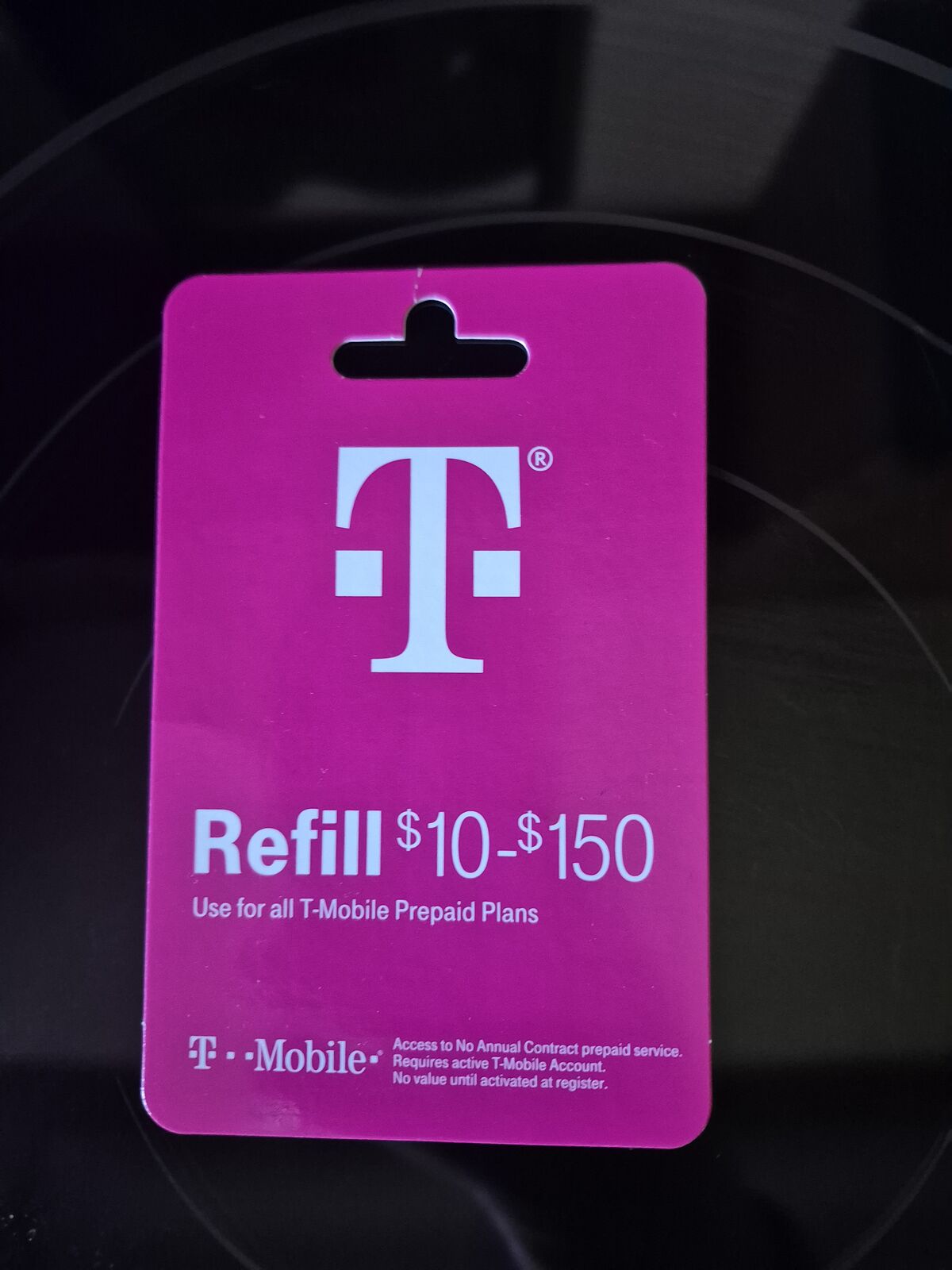 T-Mobile $130 Refill Gift Card for Prepaid Plans/Pay As You Go Plans