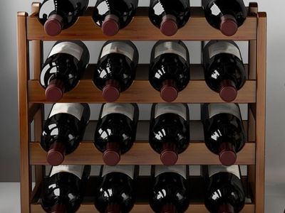 New! Wine Rack for Inside Cabinet Stackable Bar Pantry Cabinet Wine Bottle