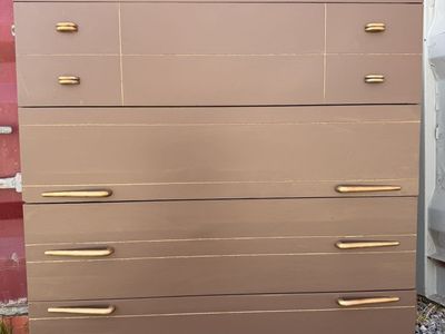 Restored MCM Kroehler Highboy Dresser