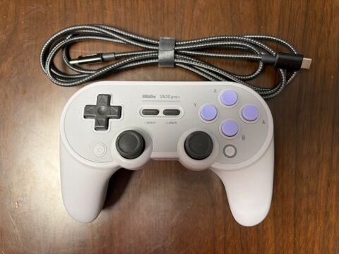 8BitDo SN30 Pro+ Wireless Controller – Retro Gray – Multi-Platform