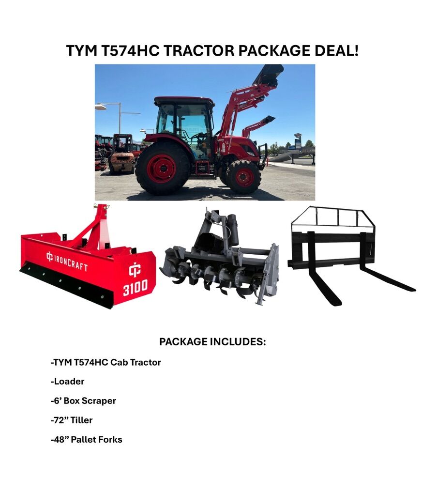 TYM T574HC Tractor PACKAGE DEAL!