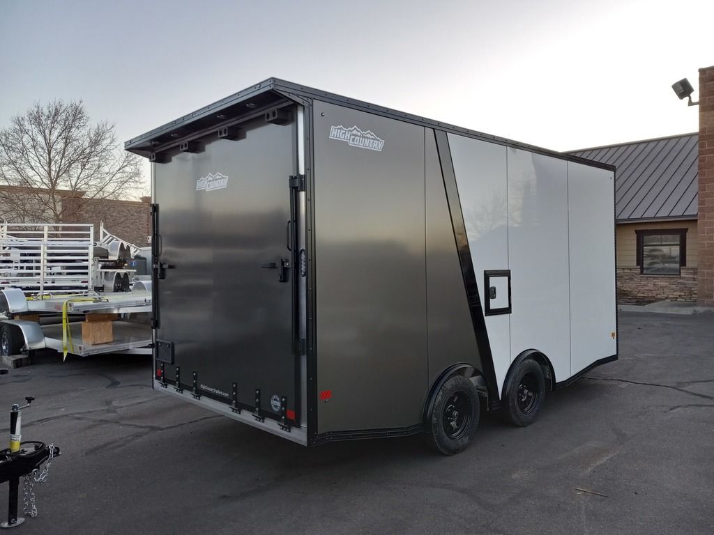 8x16 / 8.5x16 enclosed cargo all aluminum trailer utv pkg High Country 2026