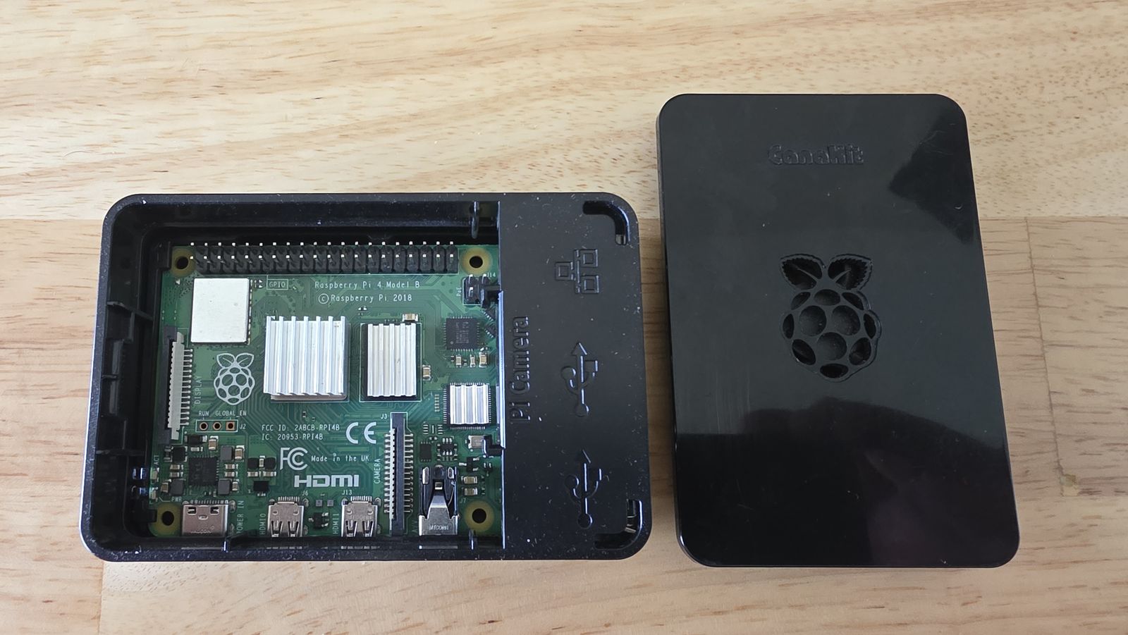 Raspberry Pi 4 (4GB) with CanaKit Case – Excellent Condition