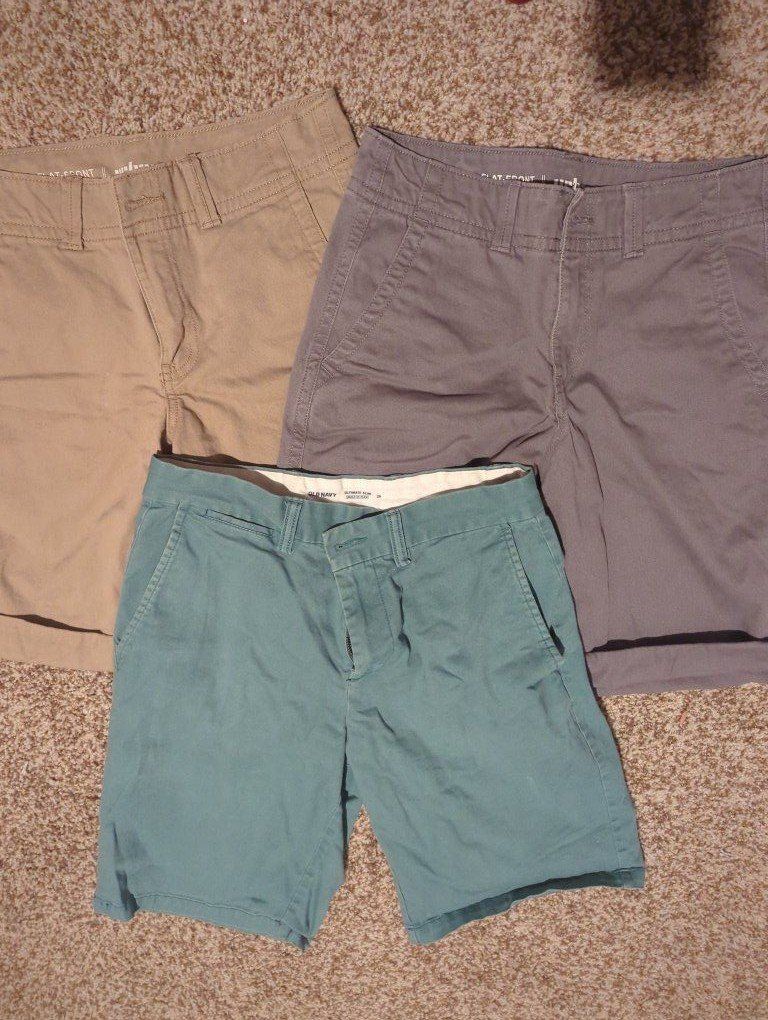 4- pair of boys size 29 shorts