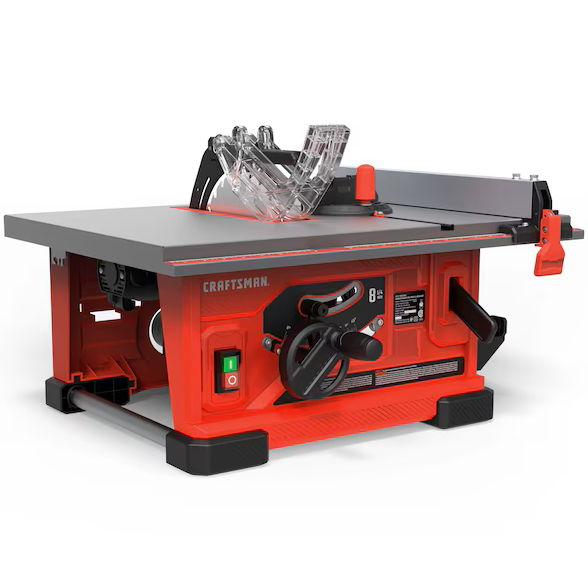 CRAFTSMAN 8.25-in 13.0 -Amp 120.0 -Volt Portable Benchtop Table Saw