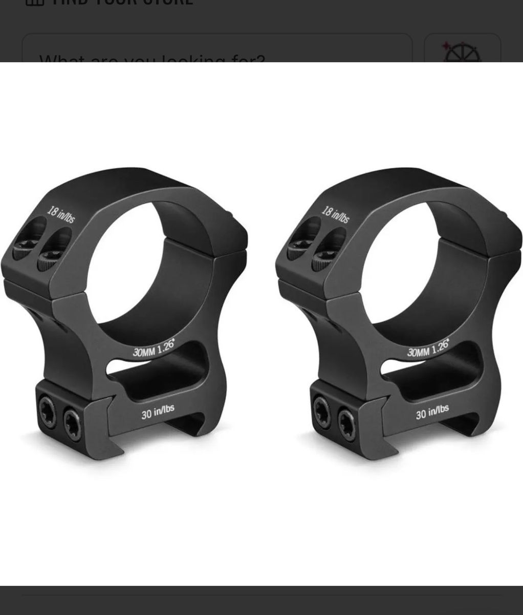 30mm Vortex Pro Rings