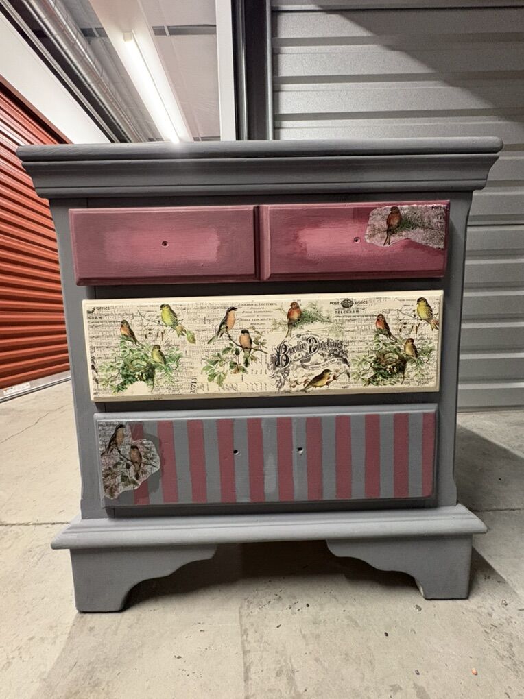 Solid Wood Nightstand - Perfect For Refinish