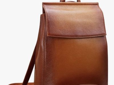 Heshe Genuine Leather Convertible Purse Backpack