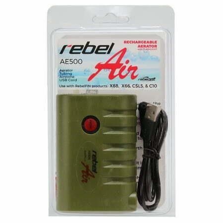 RebelFIN Rechargeable Aerator, Green, 18Hr
