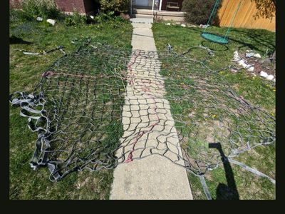 Large Cargo Net - Durable Webbing & Rope Construction