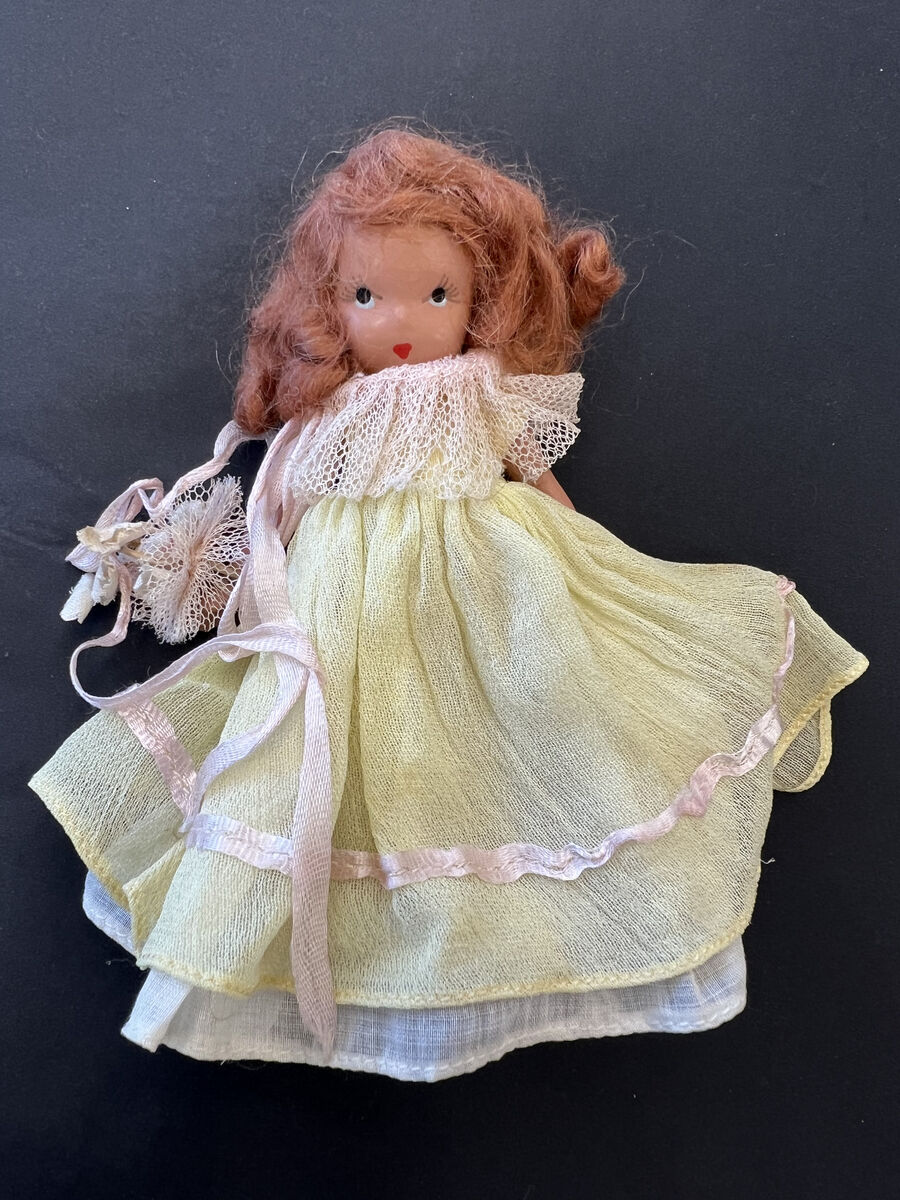 RARE FIND! Vintage 1940s Nancy Ann Storybook Bisque Doll - Collector's Dream!