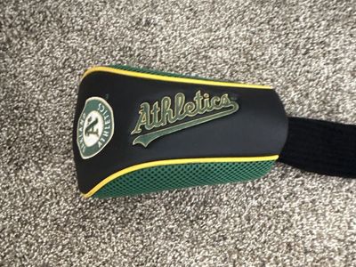 Oakland Athletics Golf Club Head Cover #3 - Green/Black/Yellow