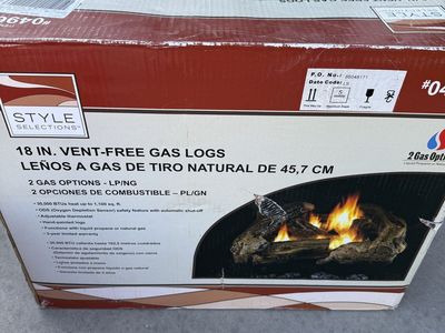 Gas fireplace insert