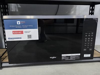 Whirlpool Countertop Microwave with Sensor Cooking — 2.2 Cu Ft, Brand New