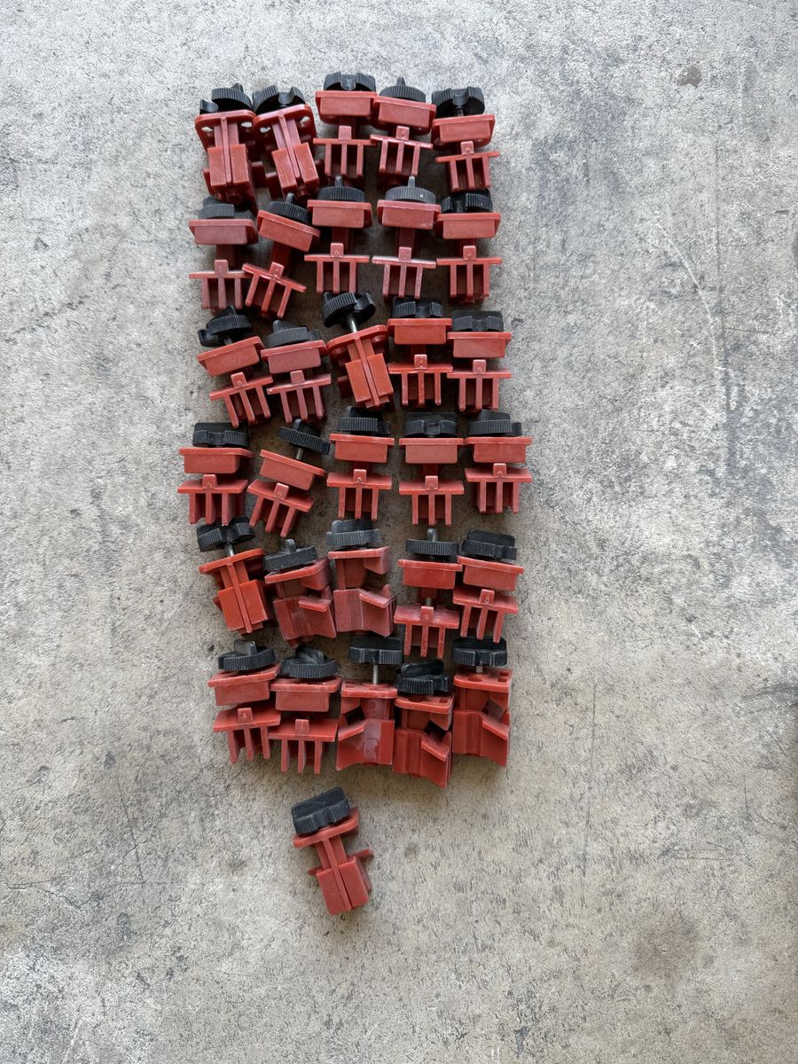Circuit Breaker Lockout Devices - Red and Black Electrical Safety 