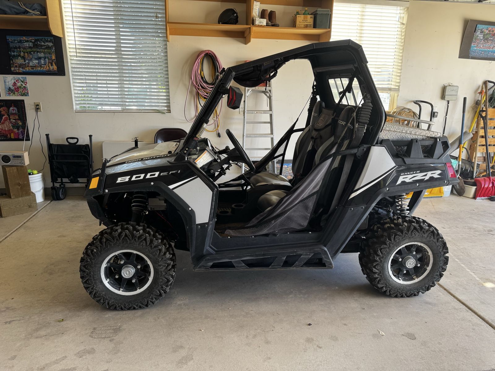 2012 Polaris Ranger RZR 800 Side-by-Side UTV with Diamond Plate Storage