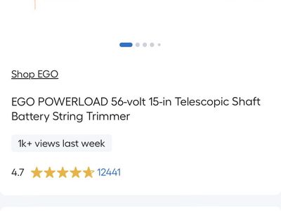 EGO POWER+ 56v Battery String Trimmer (Tool Only)