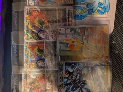 Pokemon pokémon Charizard VSTAR SWSH262 & Mega Zeraora ex Trading Cards - Holo Lot