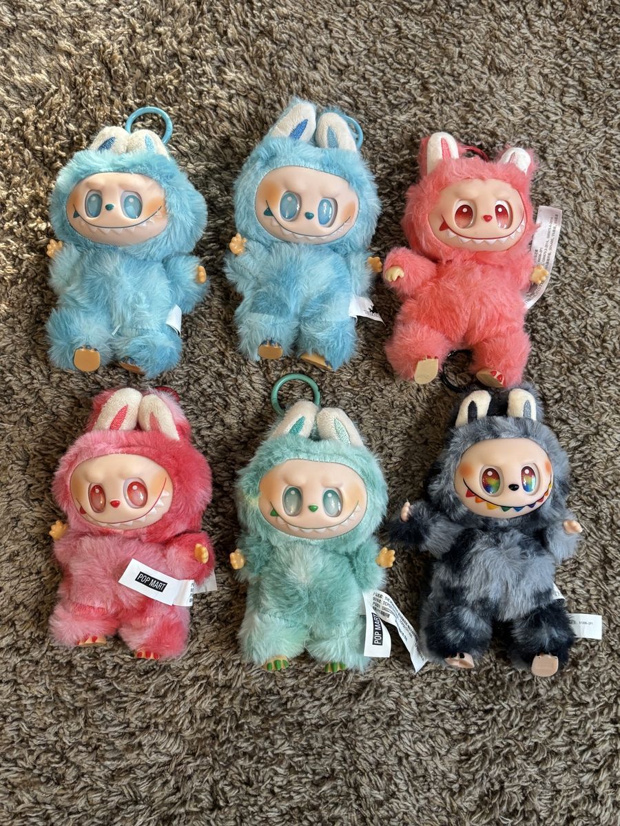 Big Into Energy Lafufu dolls, keychains
