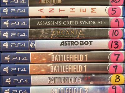 PS4 Games Starting At 5$