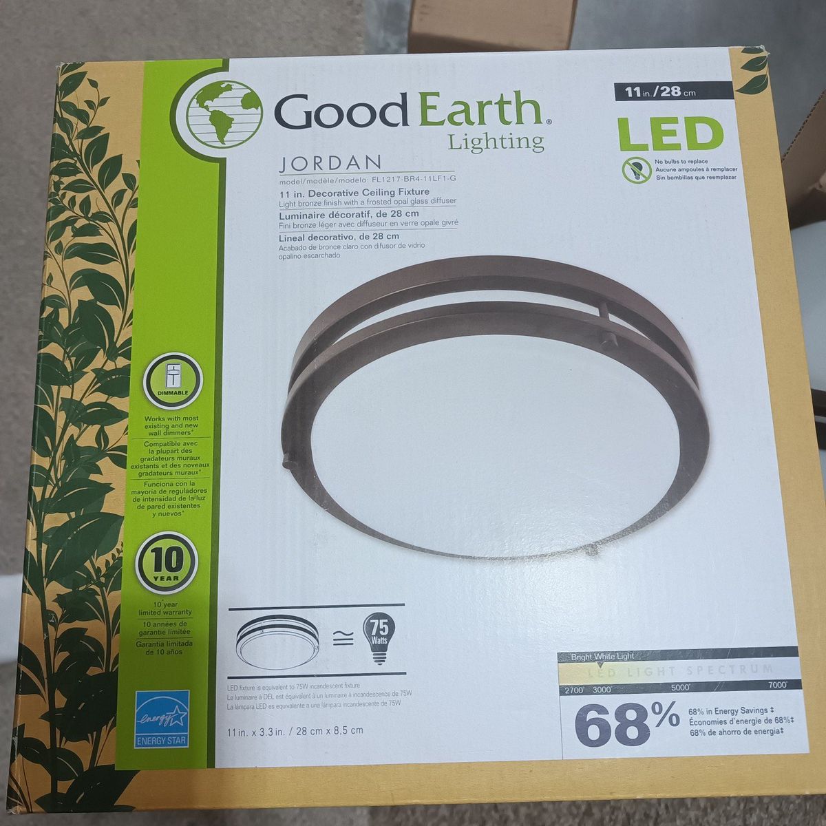 good earth led ceiling lights